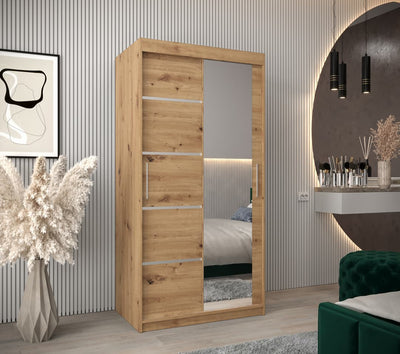 Verona 02 Sliding Door Wardrobe 100cm