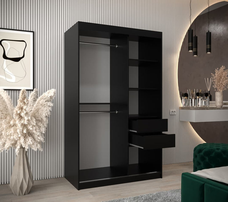 Tokyo III Sliding Door Wardrobe 120cm