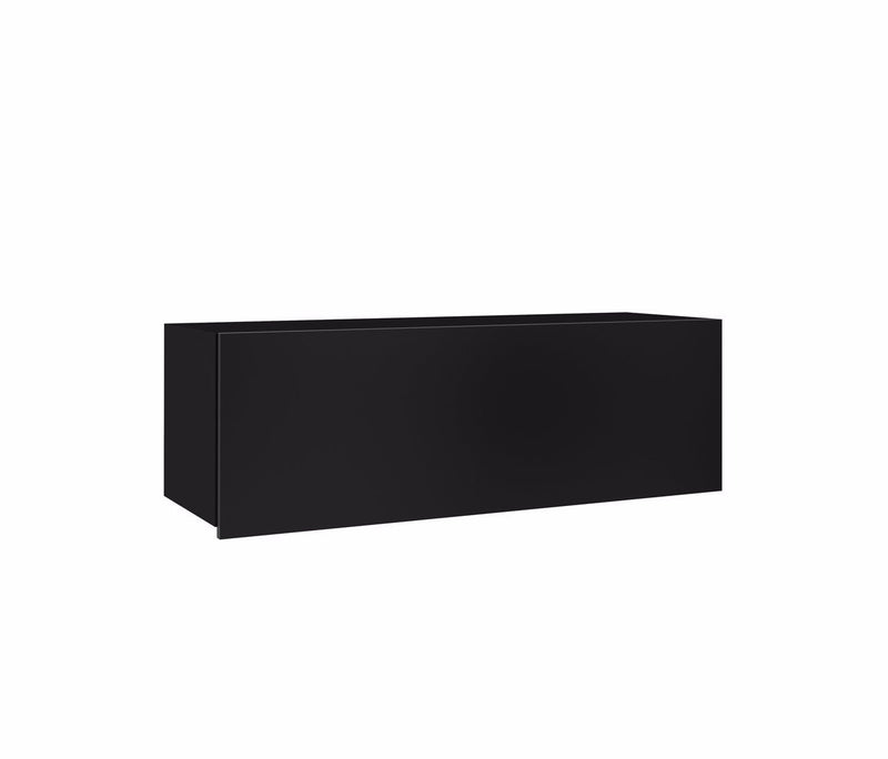 Calabrini Wall Cabinet 105cm [Black] - White Background