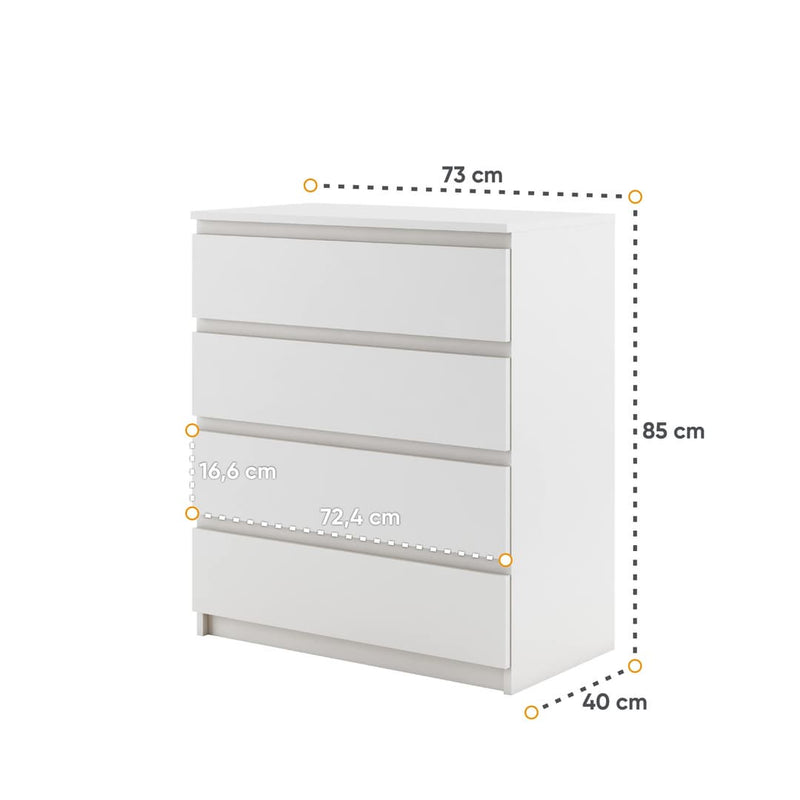 Idea ID-06 Chest of Drawers 73cm