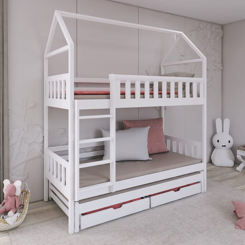 Iga Bunk Bed with Trundle and Storage