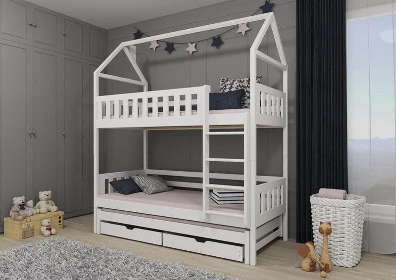 Iga Bunk Bed with Trundle and Storage