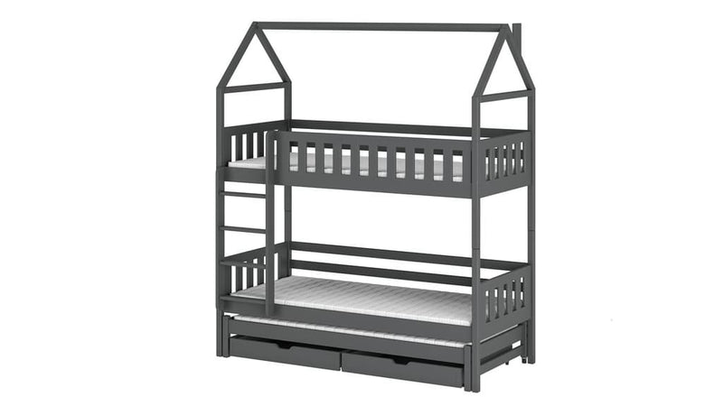 Iga Bunk Bed with Trundle and Storage