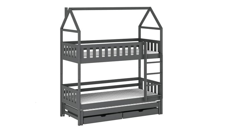 Iga Bunk Bed with Trundle and Storage