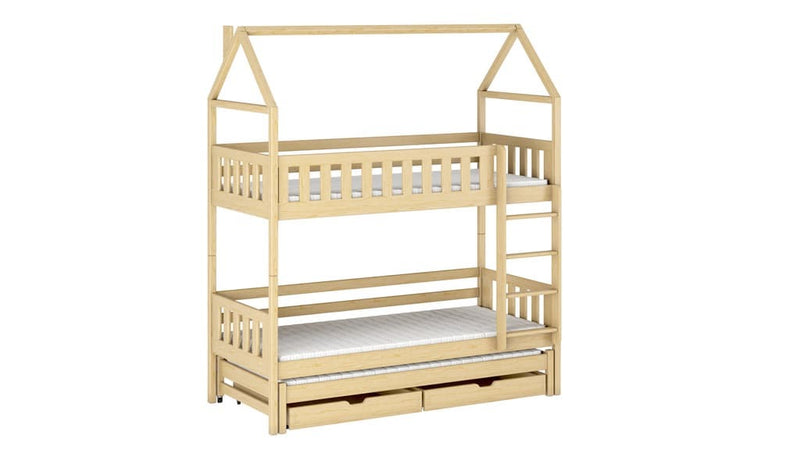 Iga Bunk Bed with Trundle and Storage