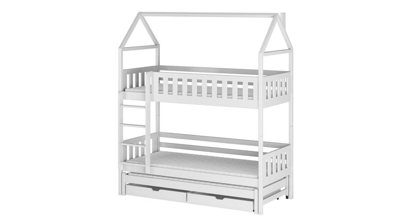 Iga Bunk Bed with Trundle and Storage