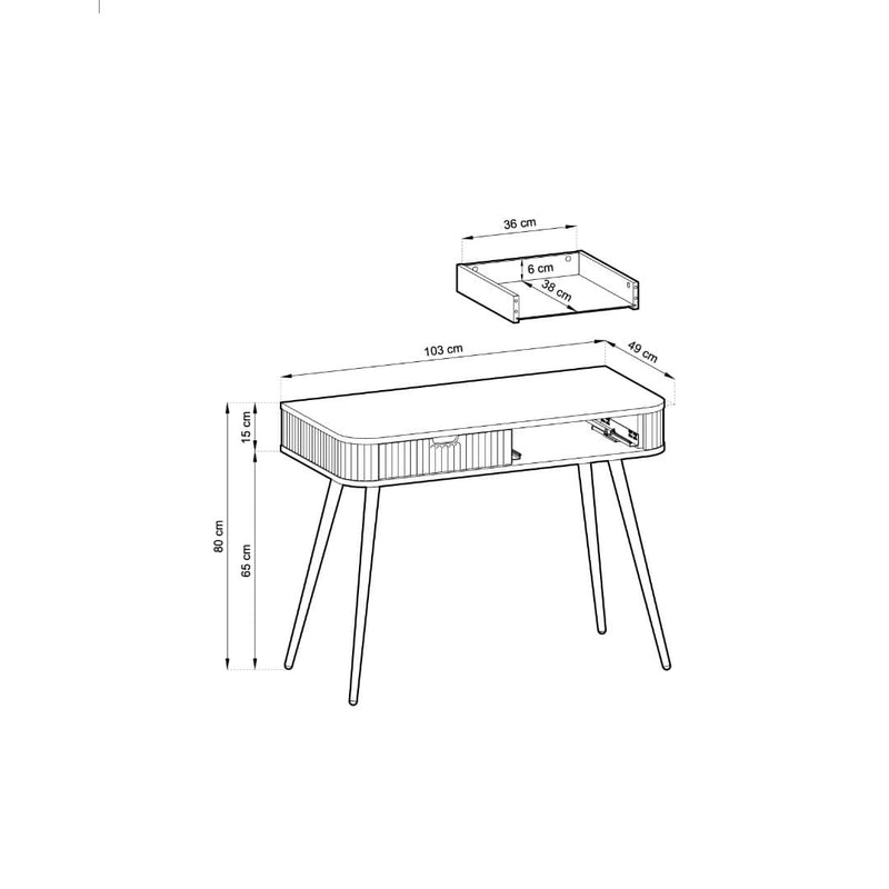 Zova Desk 103cm