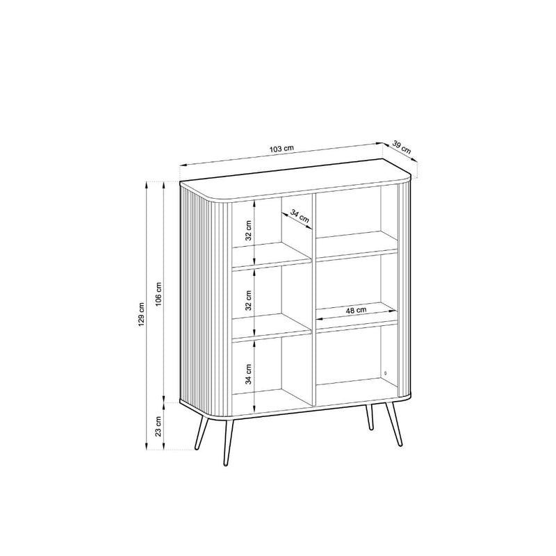 Zova Highboard Cabinet 103cm