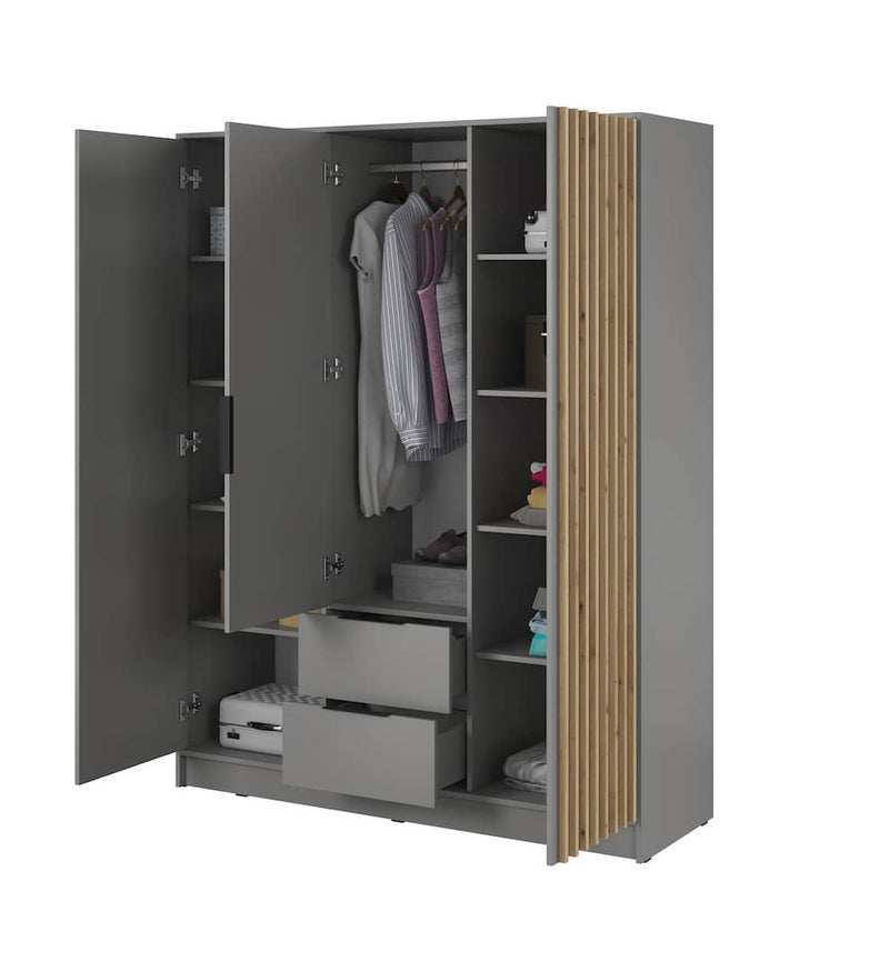 Nelly Hinged Door Wardrobe 155cm